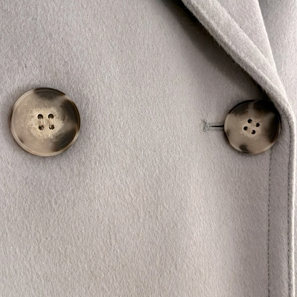 NWT Dillards Antonio Milani ice blue mint pea coat size 6 - Picture 4 of 7